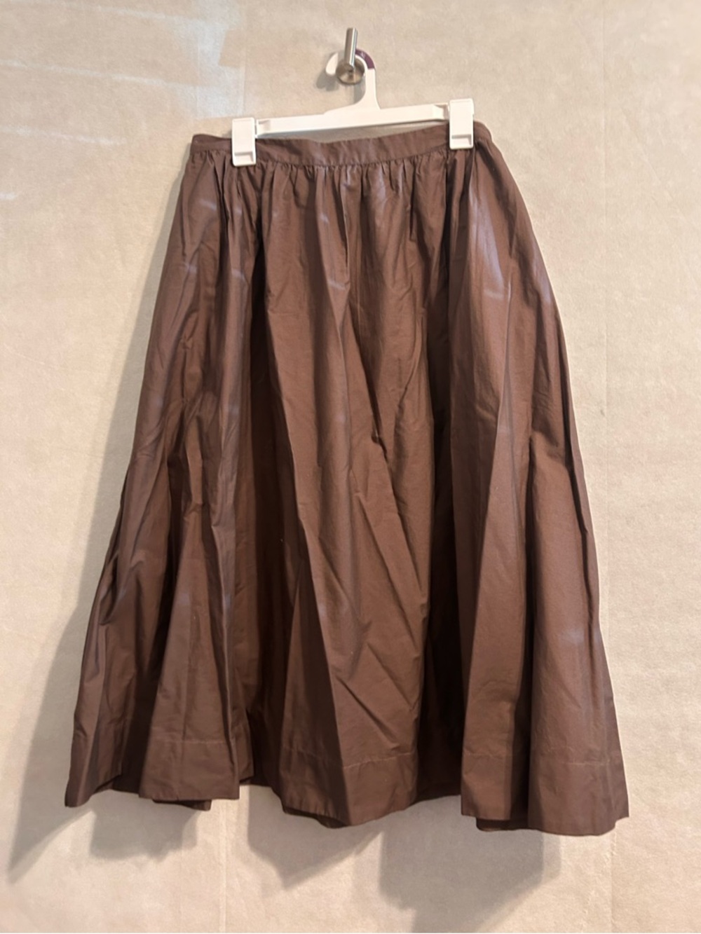 A New Day Women's Pleated A-Line Maxi Skirt - Brown XL NWOT toctok famous trendy